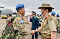 ministry bids farewell to peacekeepers to join un peacekeeping mission