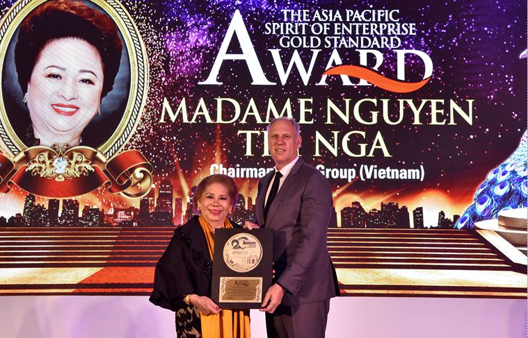 BRG Group’s Chairman Nguyen Thi Nga wins major prizes at Asian Golf Awards 2019