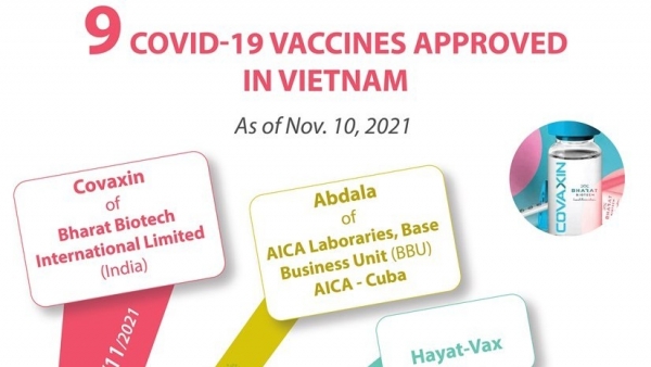Nine COVID-19 vaccines approved in Viet Nam