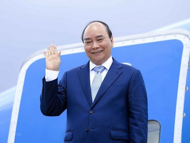 President Nguyen Xuan Phuc leaves for official visits to Switzerland, Russia