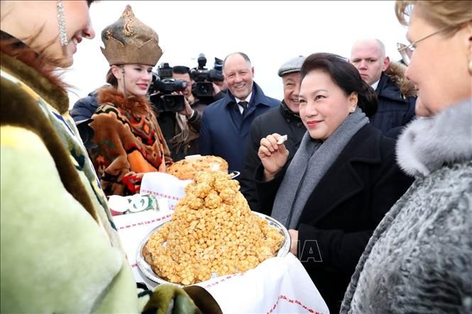 na chairwoman arrives in kazan begining russia visit