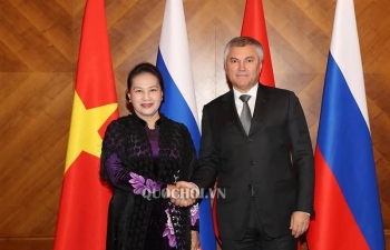 NA Chairwoman Nguyen Thi Kim Ngan holds talks with leader of Russia’s State Duma