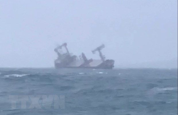 10 sailors on sunken Panamanian ship off Binh Thuan waters found