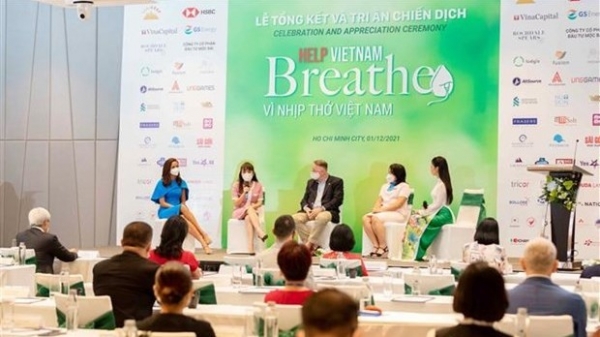 Over 1.17 mln USD raised for campaign “Help Viet Nam Breathe”