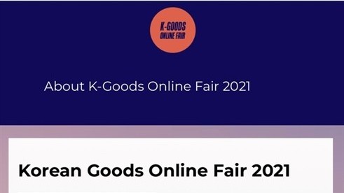 Korean goods fair to open online from December 7 to 10