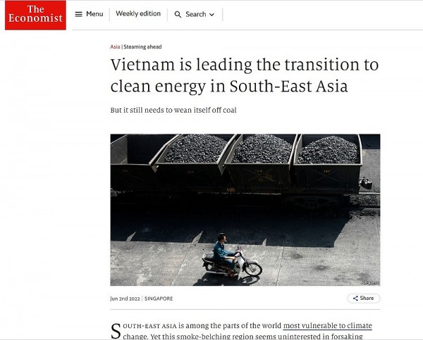 Vietnam gains 'extraordinary achievements' in clean energy transition: The Economist