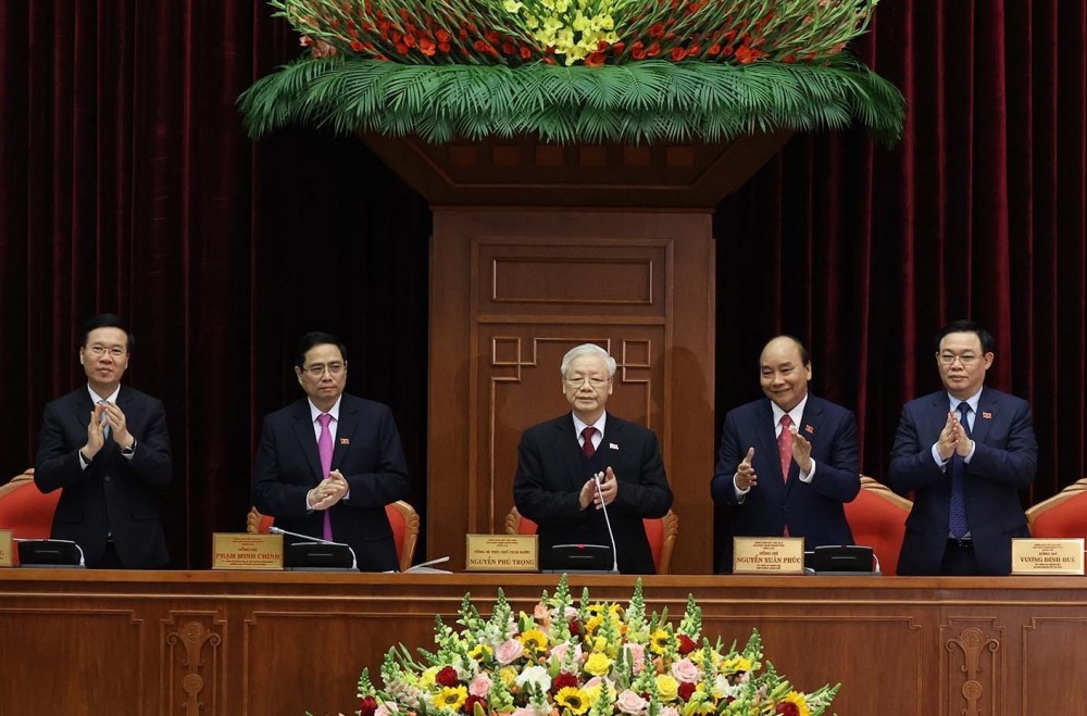 Đồng chí Nguyễn Phú Trọng được tín nhiệm bầu làm Tổng Bí thư Ban Chấp hành Trung ương Đảng Cộng sản Việt Nam khóa XIII. (Nguồn: TTXVN)