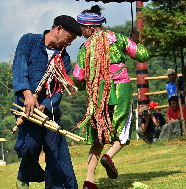 Khèn Mông là một nhạc cụ tiêu biểu, độc đáo và quan trọng đối với đời sống tinh thần của dân tộc Mông. (Nguồn: SKP)