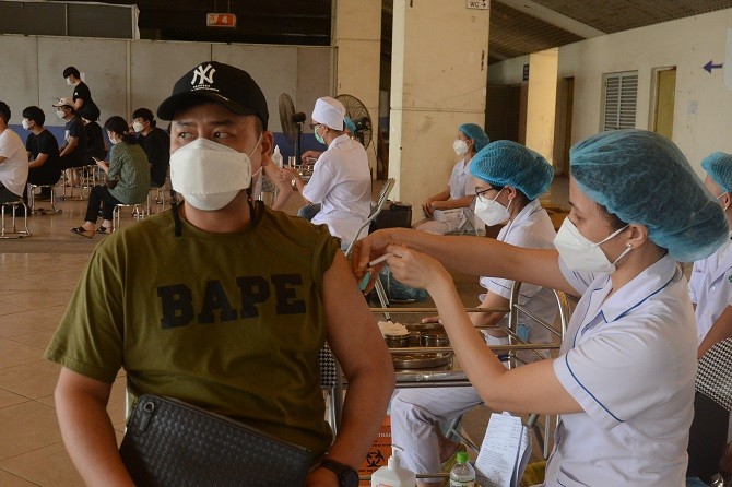 Từ ngày 15-18/9, Hà Nội có khoảng 4.000 công dân nước ngoài được tiêm vaccine phòng Covid-19. (Nguồn: Sở Y tế Hà Nội)