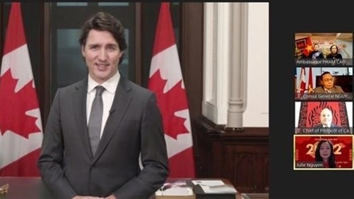 Canadian Prime Minister extends Tet greetings to Vietnamese living in Canada