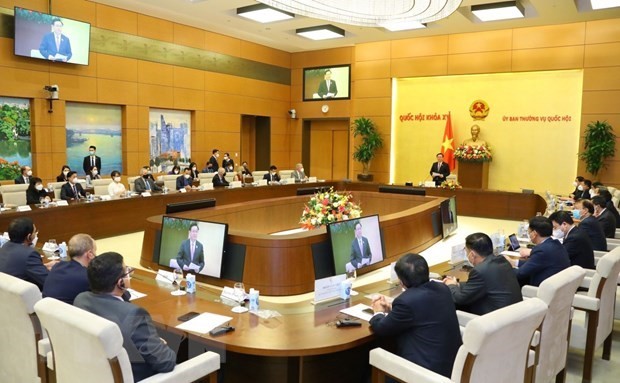 The meeting in Hanoi on March 9 (Photo: VNA)