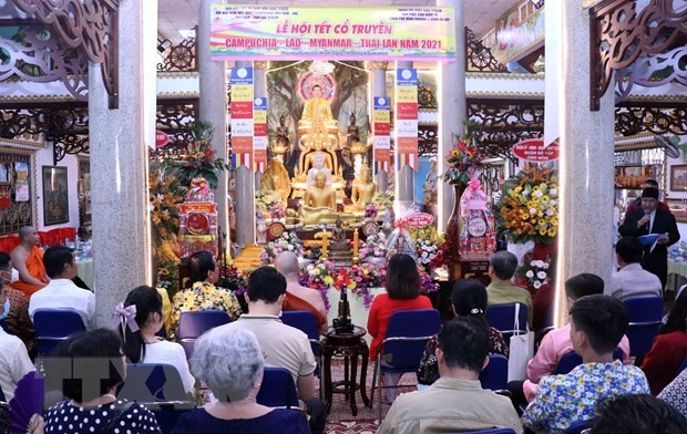  Traditional festivals of Laos, Thailand, Cambodia, Myanmar celebrated in HCM City. (Photo: VNA)