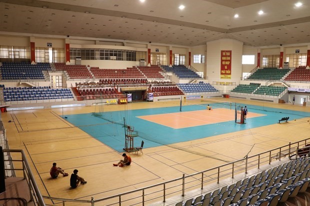 Ninh Binh Gymnasium - the venue of Karate of SEA Games 31. (Photo: VNA)
