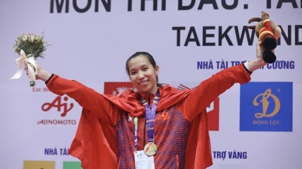 SEA Games 31: Viet Nam’s female taekwondo fighters win two golds on May 17
