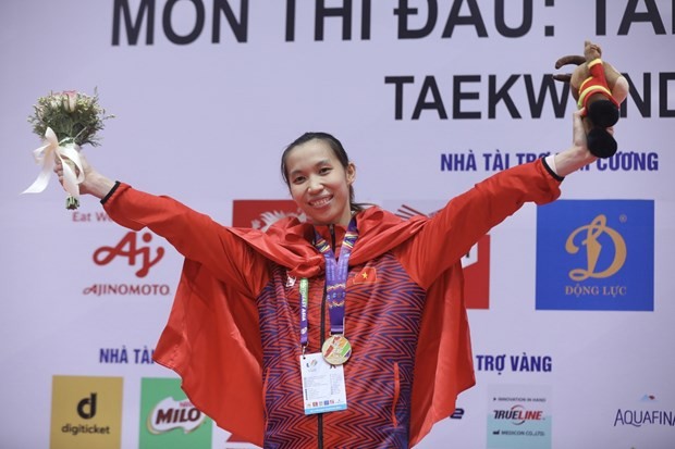 SEA Games 31: Viet Nam’s female taekwondo fighters win two golds on May 17