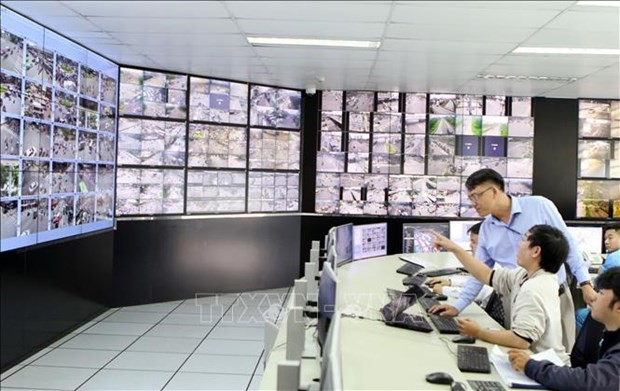 Ho Chi Minh City Urban Traffic Management and Operation Centre. (Source: VNA)