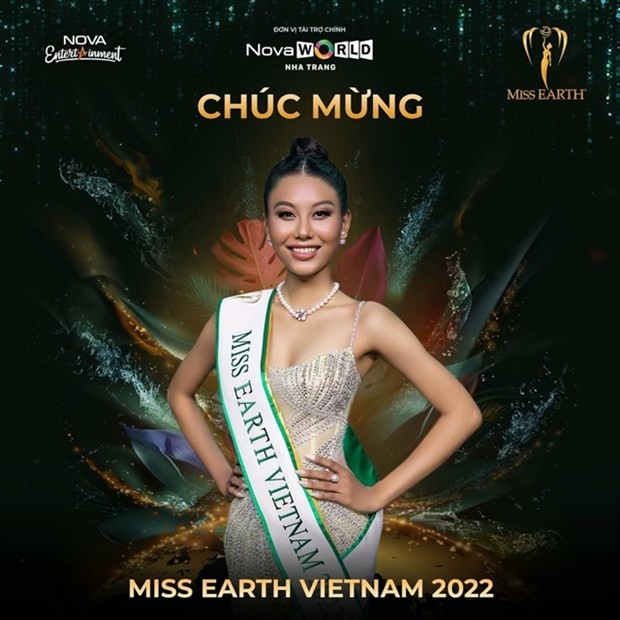 The second runner-up of Miss Ethnic Việt Nam 2022, Thach Thu Thao, will represent Vietnam to compete at Miss Earth 2022 in the Philippines in November. (Photo courtesy of the organiser)