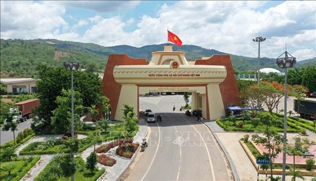 Lao Bao Border Gate, located in Huong Hoa district of central Quang Tri province, is an exemplary port of entry on the Vietnam-Laos borderline. (Source: VNA)