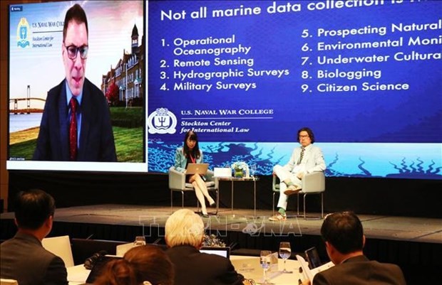 The 9th Ocean Dialogue takes the theme of “Marine scientific research: Confidence building and environment sustainability”. (Source: VNA)