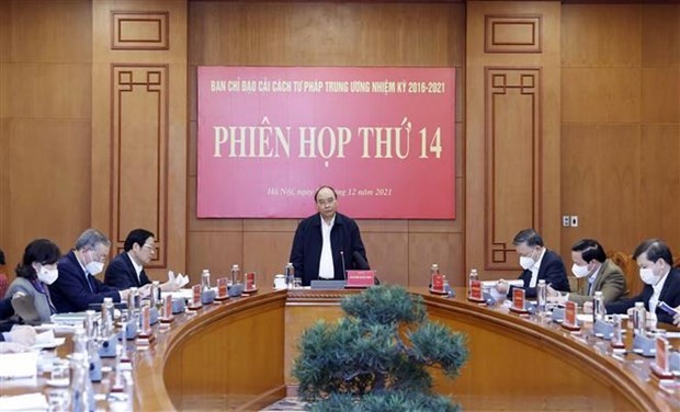 President Nguyen Xuan Phuc speaks at the event (Photo: VNA)