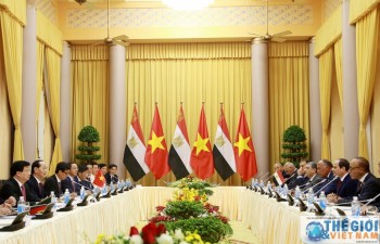Egyptian President concludes Vietnam visit