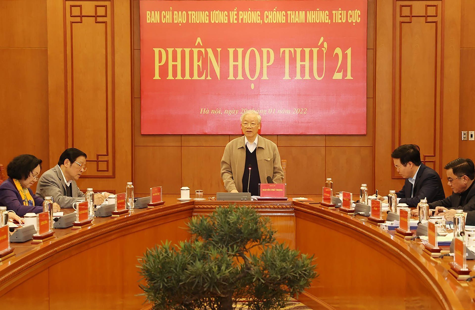 Tổng Bí thư Nguyễn Phú Trọng phát biểu chỉ đạo. (Nguồn:  TTXVN)