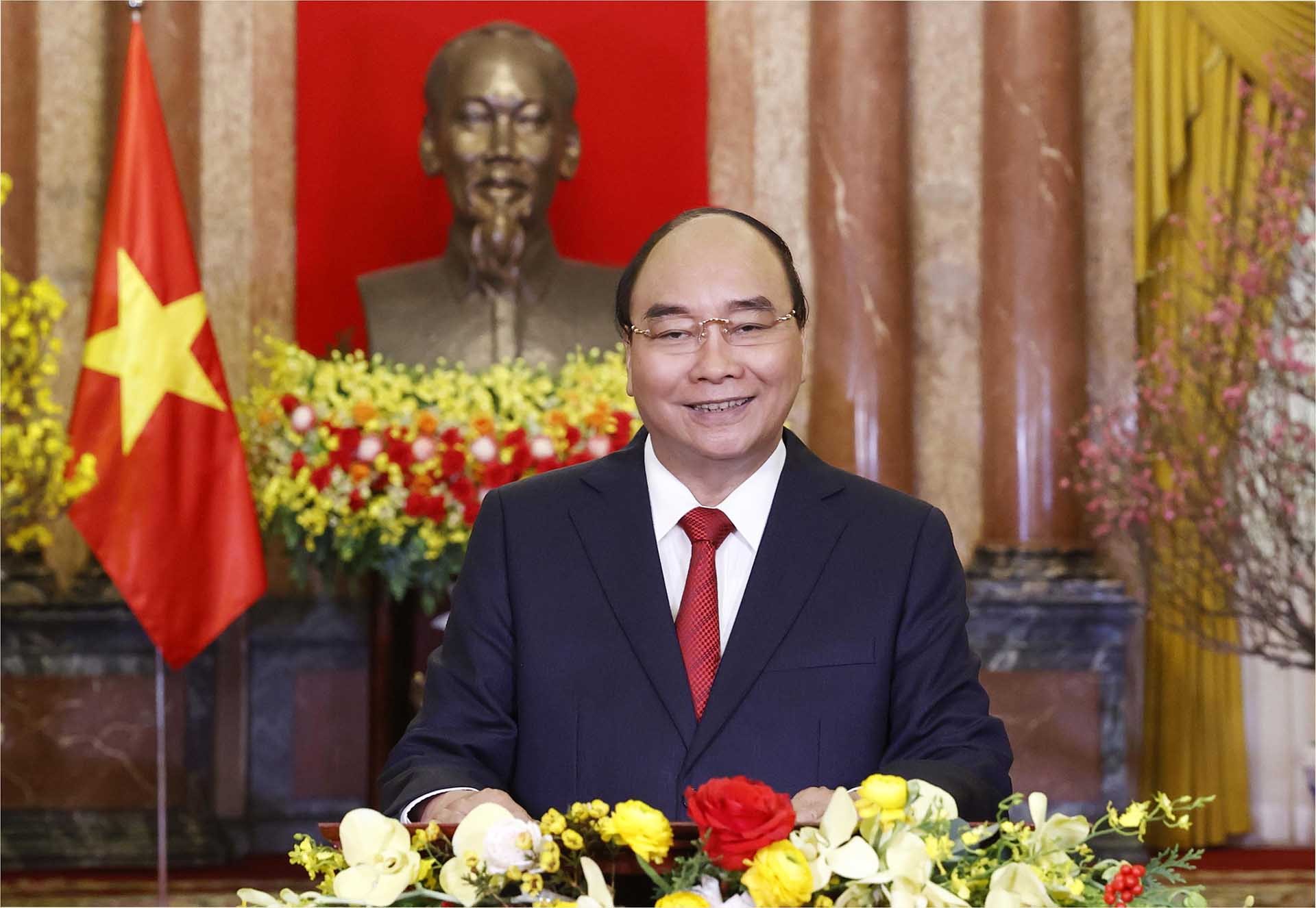Chủ tịch nước Nguyễn Xuân Phúc. (Nguồn: TTXVN)
