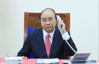 top vietnamese leader holds phone talks with russian president
