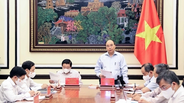 President Nguyen Xuan Phuc chairs meeting on project on building socialist rule-of-law state