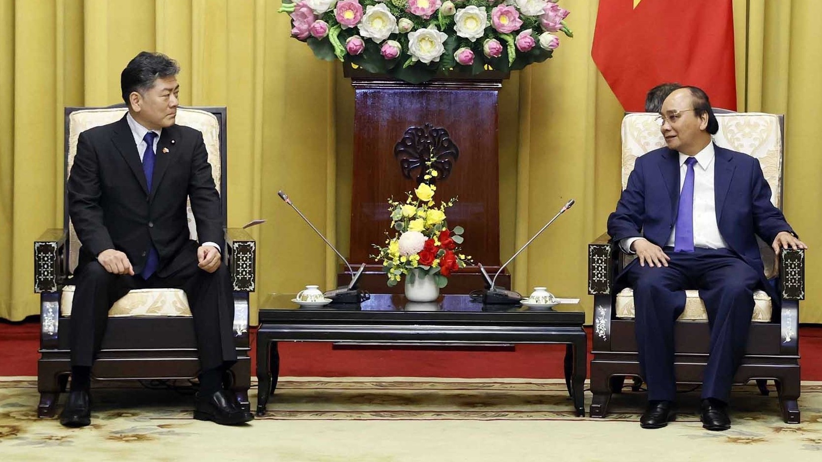 State President receives Japanese Minister of Justice