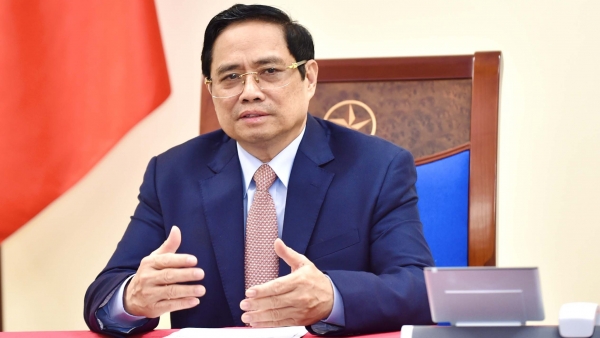 PM Pham Minh Chinh holds phone talks with Indian counterpart