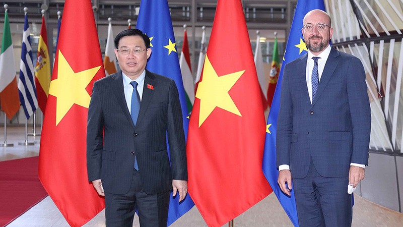 Vietnamese NA Chairman meets with European Council President