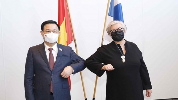 Top Vietnamese, Finnish legislators hold talks