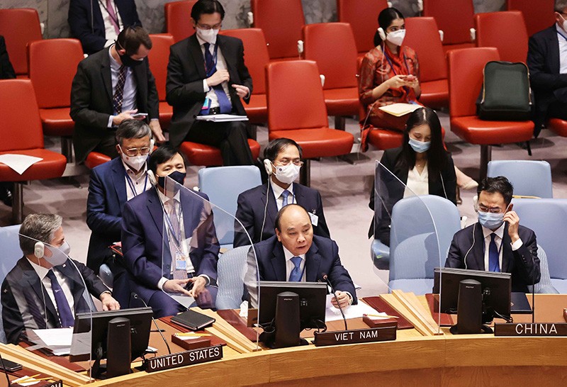 President Nguyen Xuan Phuc raises proposals at UNSC’s high-level open debate on climate security