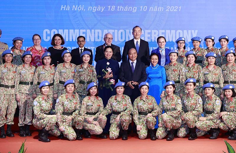 President Nguyen Xuan Phuc commends contributors to UN peacekeeping mission