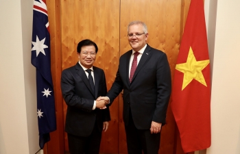Australian PM Morrison reaffirms commitments to foster strategic ties with VN