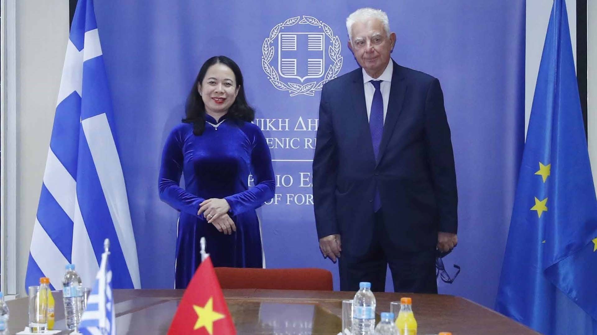 Vice President Vo Thi Anh Xuan wraps up visit to Greece