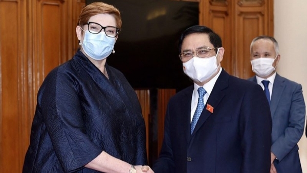 Prime Minister Pham Minh Chinh hosts Australian minister Marise Payne