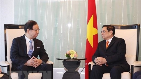 PM Pham Minh Chinh meets with leaders of Japanese Communist Party and Japanese Parliament