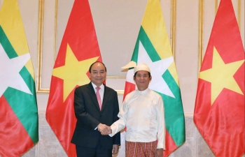 PM Phuc meets with Myanmar President