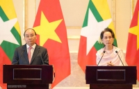 myanmar president lauds sound relations with vietnam