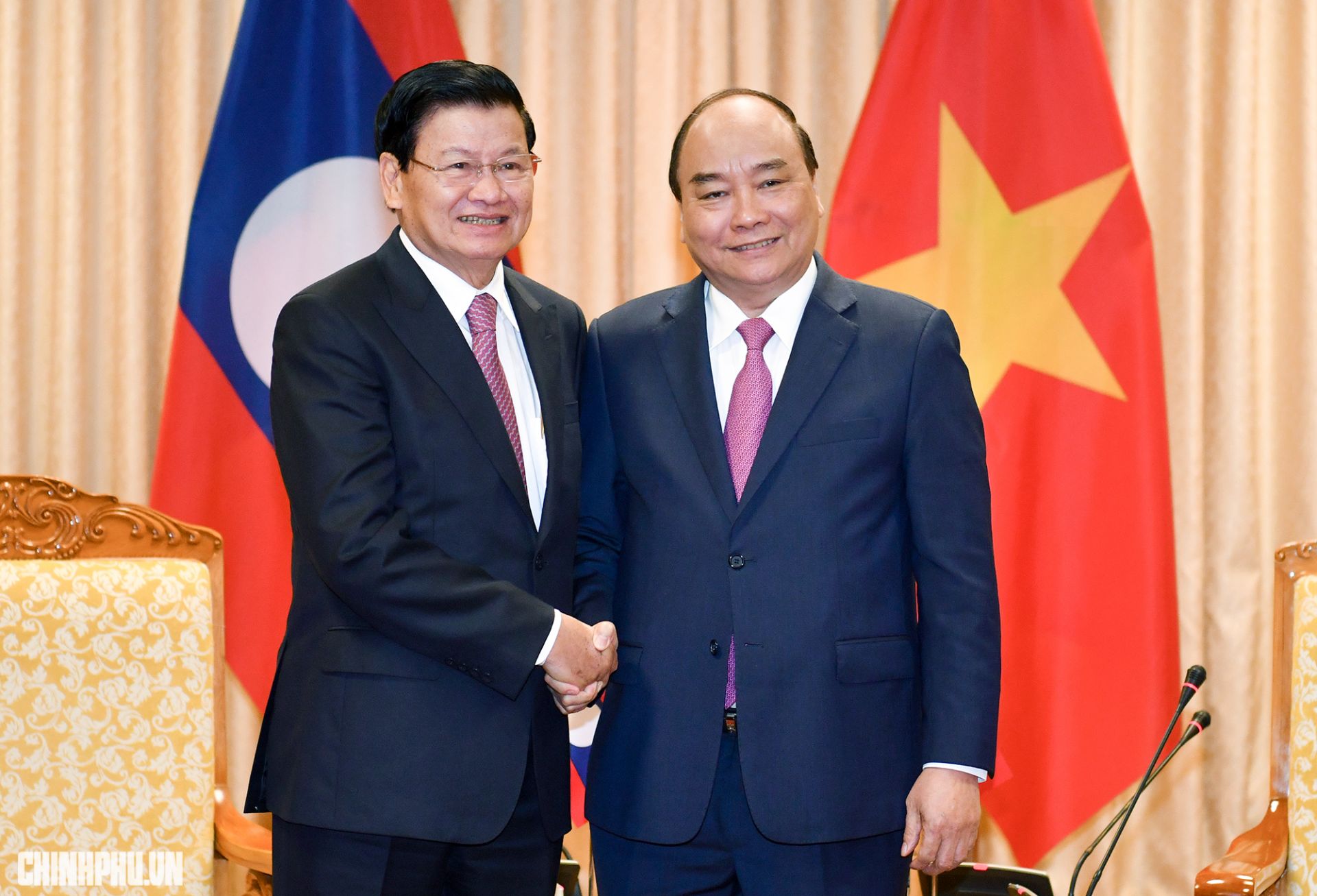 vietnam laos great friendship further developed
