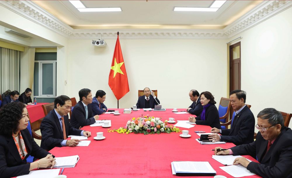 Thủ tướng Chính phủ Nguyễn Xuân Phúc đã có cuộc điện đàm với Tổng thống Hoa Kỳ Donald Trump.