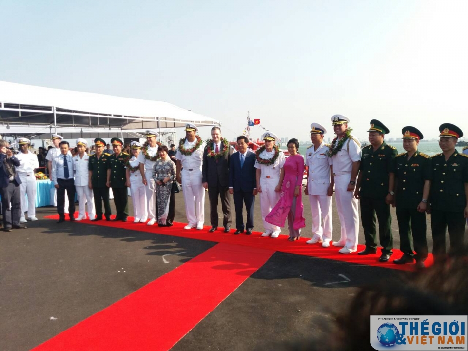 us aircraft visit elevates vietnam us diplomatic relationship