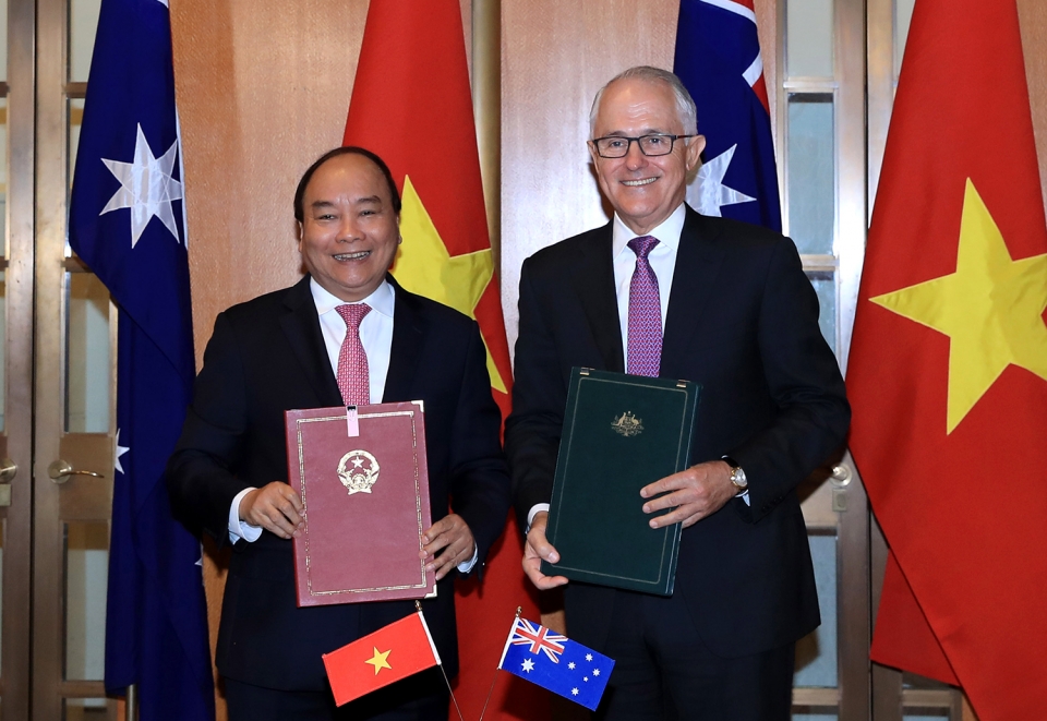 joint statement on the establishment of a strategic partnership between australia vietnam