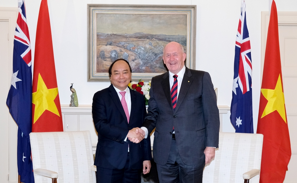 vietnamese pm meets with governor general of australia