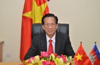party leader arrives in phnom penh begins state visit