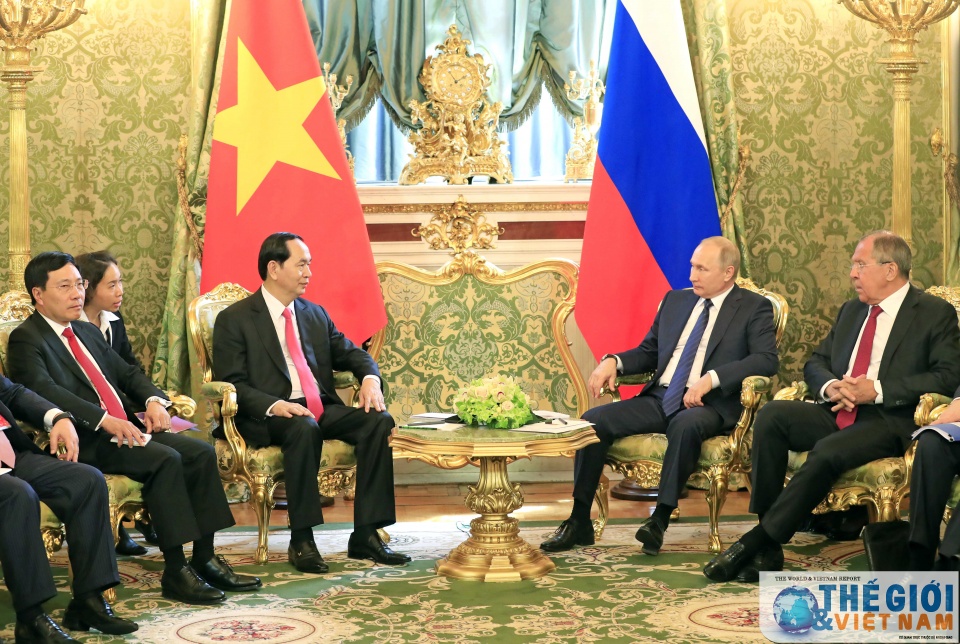russian media highlight vietnamese presidents visit