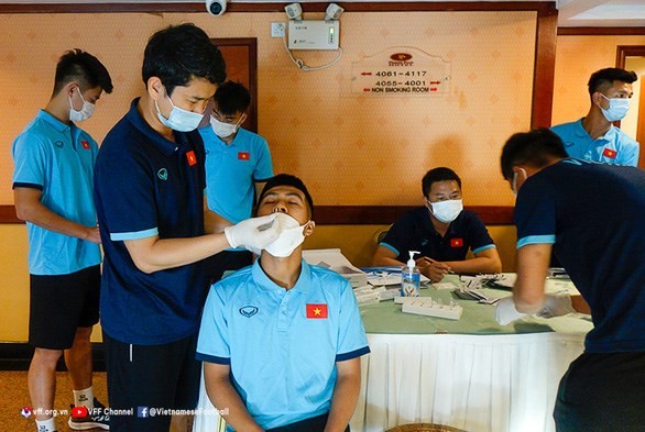 Five members of U23 Vietnam show suspected positive COVID-19 results