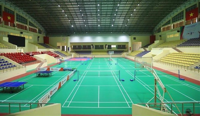 Trinh Hoai Duc gymnasium in Ha Noi, which is to host judo and kurash competitions. (Photo: VNA)